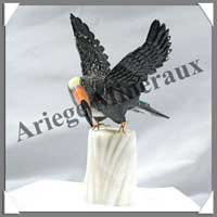 TOUCAN 'Ailes Ouvertes' (Corps en ONYX NOIR)  - 160 mm - A001