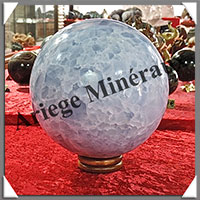 CALCITE BLEUE - Sphre - 165 mm - 6050 grammes - R010