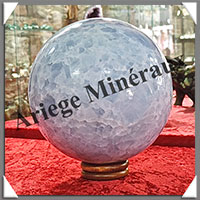 CALCITE BLEUE - Sphre - 165 mm - 6050 grammes - R010