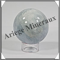 CALCITE BLEUE - Sphre - 50 mm - 180 grammes - R014