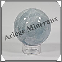 CALCITE BLEUE - Sphre - 50 mm - 180 grammes - R014