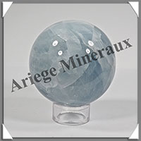 CALCITE BLEUE - Sphre - 57 mm - 266 grammes - R016