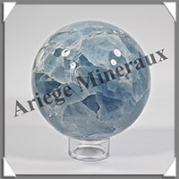 CALCITE BLEUE - Sphre - 70 mm - 501 grammes - R017