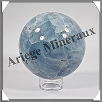 CALCITE BLEUE - Sphre - 70 mm - 501 grammes - R017