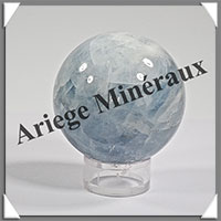 CALCITE BLEUE - Sphre - 48 mm - 165 grammes - Y001