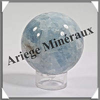 CALCITE BLEUE - Sphre - 48 mm - 165 grammes - Y001