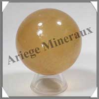 CALCITE JAUNE - Sphre - 55 mm - 260 grammes - C008