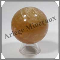 CALCITE JAUNE - Sphre - 55 mm - 240 grammes - C009