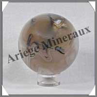 CALCEDOINE - Sphre - 65 mm - 400 grammes - R012