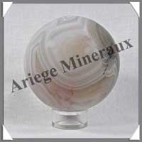 CALCEDOINE - Sphre - 65 mm - 400 grammes - R012