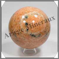 CALCITE ORANGE - Sphre - 94 mm - 1 160 grammes - R006
