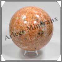 CALCITE ORANGE - Sphre - 94 mm - 1 160 grammes - R006