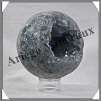 CELESTITE - Sphre - 95 mm - 1 420 grammes - R007