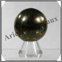 CHALCOPYRITE - Sphre - 40 mm - 190 grammes - C002