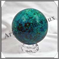 CHRYSOCOLLE-MALACHITE - Sphre - 120 mm - 1 840 grammes - A005