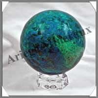 CHRYSOCOLLE-MALACHITE - Sphre - 120 mm - 1 840 grammes - A005