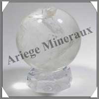 CRISTAL de ROCHE - Sphre - 75 mm - 620 grammes - C010