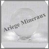 CRISTAL de ROCHE - Sphre - 34 mm - 55 grammes - C01