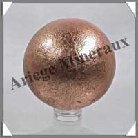 CUIVRE - Sphre - 50 mm - 580 grammes - M007