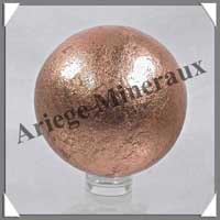 CUIVRE - Sphre - 50 mm - 580 grammes - M007