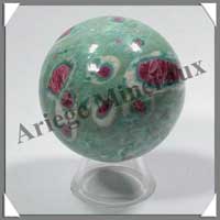 FUSHITE RUBIS - Sphre - 55 mm - 240 grammes - C007