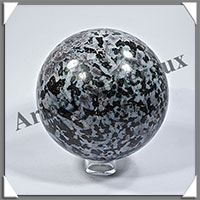 GABBRO INDIGO - Sphre - 100 mm - 1 520 grammes - Y001