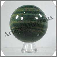 JASPE HELIOTROPE - Sphre - 75 mm - 600 grammes - C002