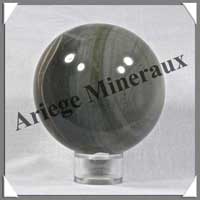JASPE MULTICOLORE - Sphre - 85 mm - 825 grammes - R001
