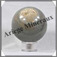JASPE MULTICOLORE - Sphre - 72 mm - 510 grammes - R003