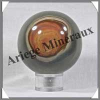 JASPE MULTICOLORE - Sphre - 72 mm - 510 grammes - R003