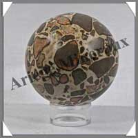 LEOPARDITE - Sphre - 55 mm - 248 grammes - A006