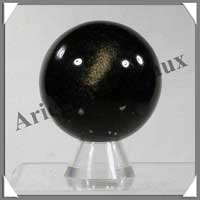 OBSIDIENNE GRAPHITE - Sphre - 45 mm - 220 grammes - C007