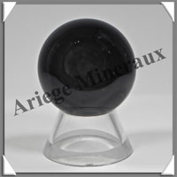 OBSIDIENNE OEIL CELESTE - Sphre - 35 mm - 55 grammes - A045