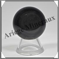 OBSIDIENNE OEIL CELESTE - Sphre - 38 mm - 70 grammes - A049