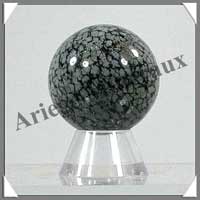 OBSIDIENNE MOUCHETEE - Sphre - 40 mm - 80 grammes - C005