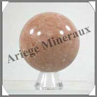 QUARTZ HEMATOIDE - Sphre - 65 mm - 430 grammes - C001