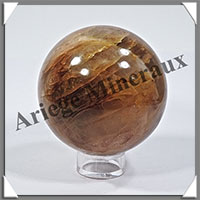 QUARTZ HEMATOIDE - Sphre - 70 mm - 395 grammes - Y002