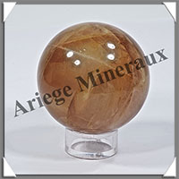 QUARTZ HEMATOIDE - Sphre - 50 mm - 200 grammes - Y005