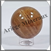 QUARTZ HEMATOIDE - Sphre - 50 mm - 200 grammes - Y005