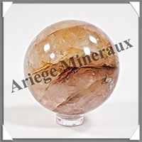 QUARTZ HEMATOIDE - Sphre - 54 mm - 225 grammes - Y007