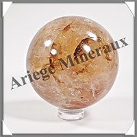 QUARTZ HEMATOIDE - Sphre - 54 mm - 225 grammes - Y007
