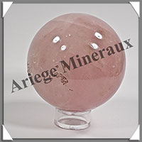 QUARTZ ROSE Intense - Sphre - 70 mm - 419 grammes - Y001