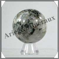 QUARTZ TOURMALINE - Sphre - 60 mm - 310 grammes - C002